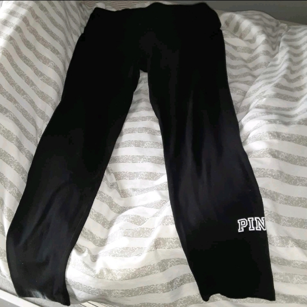 Vs pink yoga pants xl